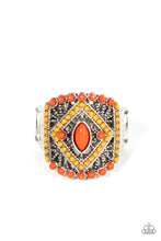 Load image into Gallery viewer, Paparazzi Amplified Aztec - Orange
